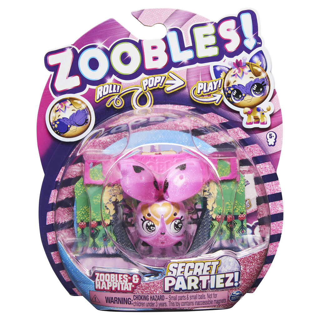 Figūrėlė Zoobles Animals Secret Partiez, 2 serija, 6061944 kaina ir informacija | Žaislai mergaitėms | pigu.lt