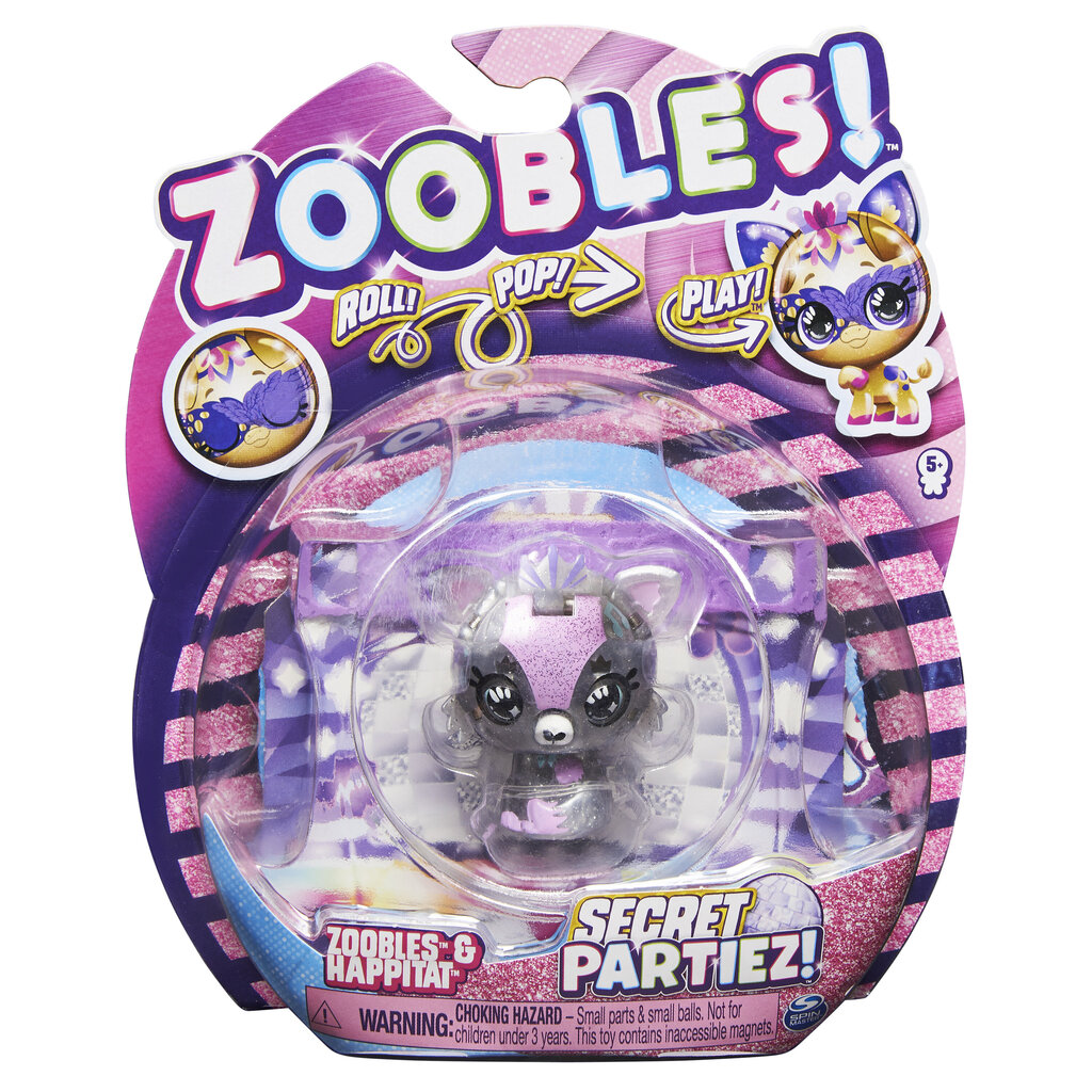 Figūrėlė Zoobles Animals Secret Partiez, 2 serija, 6061944 kaina ir informacija | Žaislai mergaitėms | pigu.lt