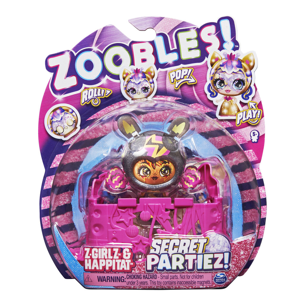 Figūrėlė Zoobles Girls Secret Partiez, 2 serija, 6061945 kaina ir informacija | Žaislai mergaitėms | pigu.lt