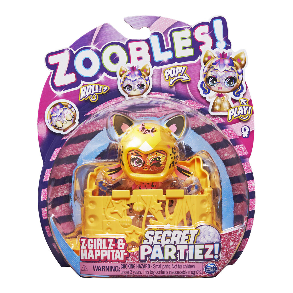 Figūrėlė Zoobles Girls Secret Partiez, 2 serija, 6061945 kaina ir informacija | Žaislai mergaitėms | pigu.lt