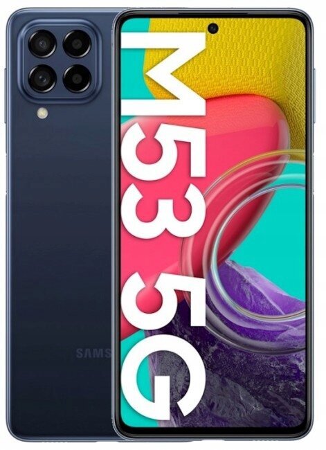 Samsung Galaxy M53 5G, 128GB, Dual SIM, Blue kaina ir informacija | Mobilieji telefonai | pigu.lt