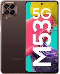 Samsung Galaxy M53 5G, 128ГБ, Две SIM-карты, коричневый цена и информация | Мобильные телефоны | pigu.lt