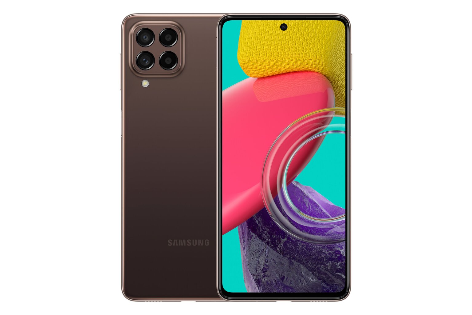 Samsung Galaxy M53 5G, 128GB, Dual SIM, Brown цена и информация | Mobilieji telefonai | pigu.lt