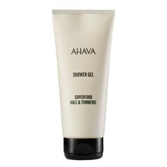 Гель для душа Ahava Shower Gel Kale & Turmeric, 200 мл цена и информация | Масла, гели для душа | pigu.lt