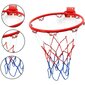 Krepšinio lankas Best Sporting su tinkleliu, kamuoliu ir pompa kaina ir informacija | Kitos krepšinio prekės | pigu.lt