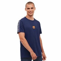 Спортивная футболка с коротким рукавом, мужская F.C. Barcelona Тёмно Синий цена и информация | Футбольная форма и другие товары | pigu.lt