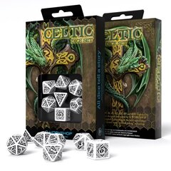 Kauliukų rinkinys Celtic 3D Revised baltos ir juodos spalvos цена и информация | Настольные игры, головоломки | pigu.lt