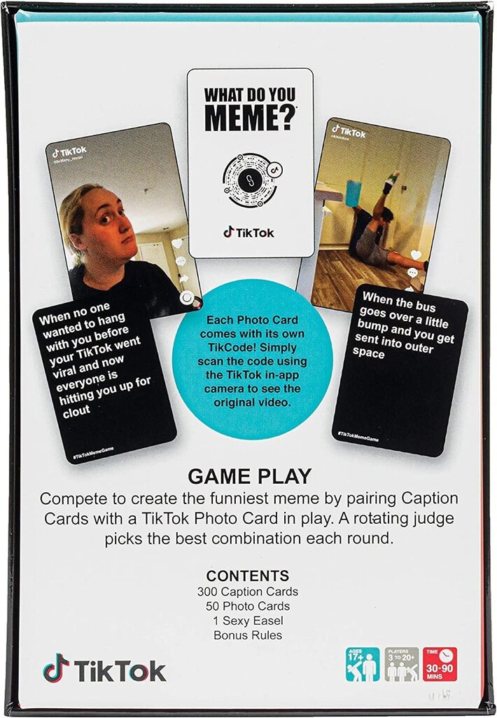 Stalo žaidimas What Do You Meme?: TikTok Edition, ENG kaina ir informacija | Stalo žaidimai, galvosūkiai | pigu.lt