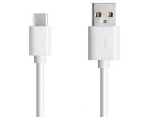 Goodbuy micro USB кабель 1м белый цена и информация | Кабели для телефонов | pigu.lt