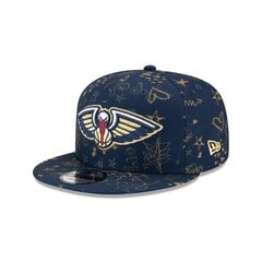 NBA New Orleans Pelicans kepurė su snapeliu CAP PEL Dark Elctric Blue цена и информация | Атрибутика для игроков | pigu.lt