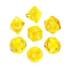 Kauliukų rinkinys Rebel Rpg Mini Crystal, geltonas kaina ir informacija | Stalo žaidimai, galvosūkiai | pigu.lt
