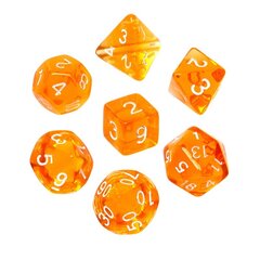Kauliukų rinkinys Rebel Rpg Mini Crystal, oranžinis kaina ir informacija | Stalo žaidimai, galvosūkiai | pigu.lt