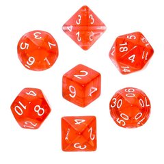 Kauliukų rinkinys Rebel Rpg Mini Crystal, raudonas kaina ir informacija | Stalo žaidimai, galvosūkiai | pigu.lt