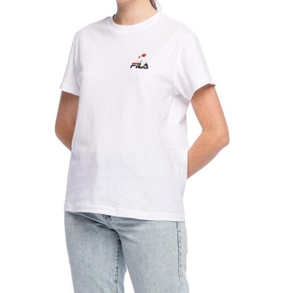 Marškinėliai moterims Fila FAW009710001, balti цена и информация | Marškinėliai moterims | pigu.lt