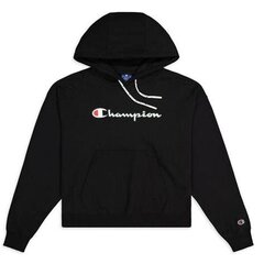 Džemperis moterims Champion Legacy Hooded Sweatshirt 112638KK001, juodas kaina ir informacija | Džemperiai moterims | pigu.lt
