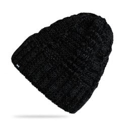 WINTER HAT MONOTOX MAGDAL BLACK MX20062 цена и информация | Женские шапки | pigu.lt