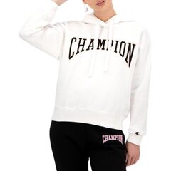 Džemperis moterims Champion Legacy Hooded Sweatshirt 114766WW001, baltas kaina ir informacija | Džemperiai moterims | pigu.lt