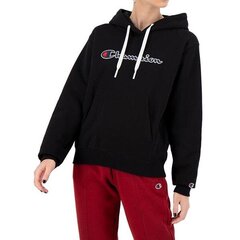 Džemperis moterims Champion Legacy Hooded Sweatshirt 114461KK001, juodas kaina ir informacija | Džemperiai moterims | pigu.lt