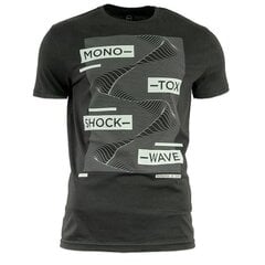 Marškinėliai vyrams Monotox Shockwave, juodi kaina ir informacija | Vyriški marškinėliai | pigu.lt