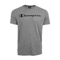 Marškinėliai vyrams Champion Legacy Crewneck 214142EM006, pilki kaina ir informacija | Vyriški marškinėliai | pigu.lt