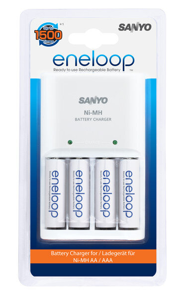 Kroviklis Sanyo ENELOOP K-KJ18MCC40E + (4vnt. AA) kaina ir informacija | Elementai | pigu.lt