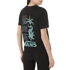 T-SHIRT VANS WM FABIANA BOXY TEE VN0A53LYBLK1 цена и информация | Женские футболки | pigu.lt