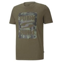 Marškinėliai vyrams Puma 58501970, žali kaina ir informacija | Vyriški marškinėliai | pigu.lt