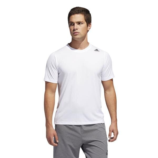 Marškinėliai vyrams Adidas Performance DW9826, balti цена и информация | Vyriški marškinėliai | pigu.lt