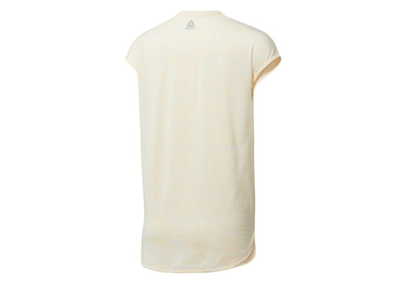 Marškinėliai moterims Reebok cf8606, smėlio spalvos kaina ir informacija | Marškinėliai moterims | pigu.lt