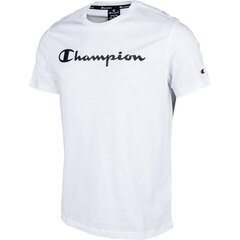 Marškinėliai vyrams Champion Legacy Crewneck 214142WW001, balti kaina ir informacija | Vyriški marškinėliai | pigu.lt