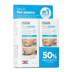 Atopinės veido odos kremas vaikams Isdin Nutratopic Pro-AMP Atopic Skin Facial Cream, 2x50ml kaina ir informacija | Kosmetika vaikams ir mamoms | pigu.lt