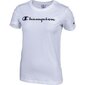 Marškinėliai moterims Champion Legacy Crewneck 112602WW001, balti цена и информация | Marškinėliai moterims | pigu.lt