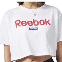 Marškinėliai moterims Reebok fi2031, balti kaina ir informacija | Marškinėliai moterims | pigu.lt