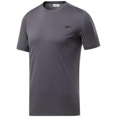 Marškinėliai vyrams Reebok fp9098, pilki kaina ir informacija | Vyriški marškinėliai | pigu.lt