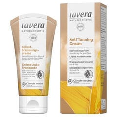 Savaiminio įdegio kremas veidui Lavera Self Tanning Cream, 50 ml цена и информация | Кремы для автозагара | pigu.lt