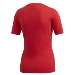 Marškinėliai moterims adidas originals tight tee fm2594, raudoni kaina ir informacija | Marškinėliai moterims | pigu.lt