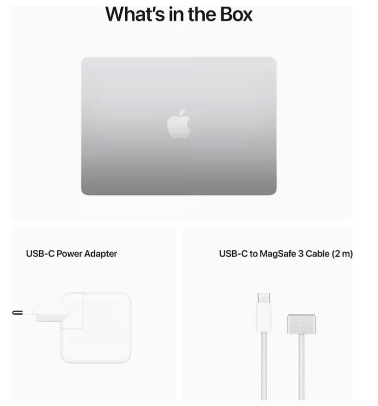 Apple MacBook Air 13” Apple M2 8/256GB /Silver/INT MLXY3ZE/A kaina ir informacija | Nešiojami kompiuteriai | pigu.lt