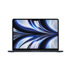 MacBook Air 13” Apple M2 8C CPU, 8C GPU/8GB/256GB SSD/Midnight/INT - MLY33ZE/A цена и информация | Ноутбуки | pigu.lt