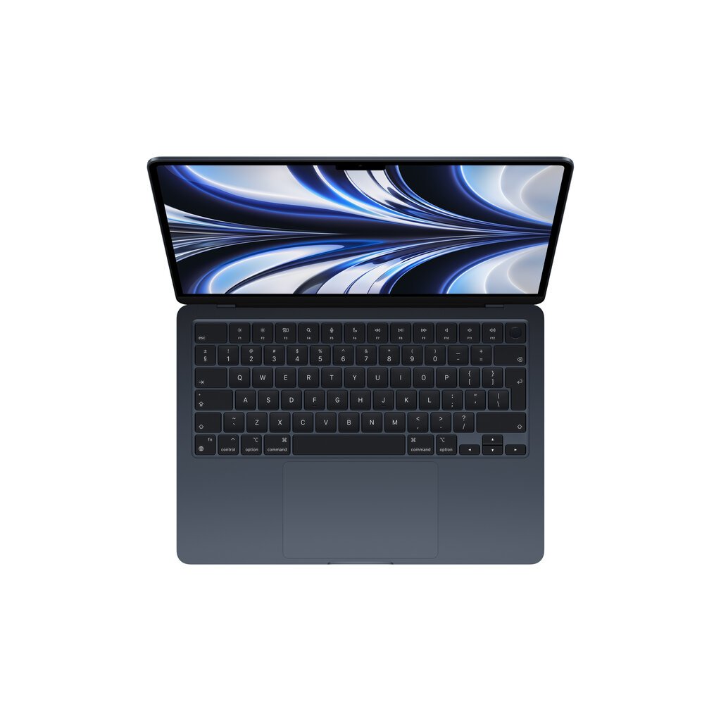 MacBook Air 13” Apple M2 8C CPU, 8C GPU/8GB/256GB SSD/Midnight/INT - MLY33ZE/A kaina ir informacija | Nešiojami kompiuteriai | pigu.lt