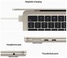 Apple MacBook Air 13” Apple M2 8/512GGB Starlight INT MLY23ZE/A kaina ir informacija | Nešiojami kompiuteriai | pigu.lt
