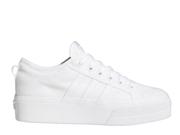 Sportiniai bateliai moterims Adidas Originals Nizza Platform W FV5322, balti kaina ir informacija | Sportiniai bateliai, kedai moterims | pigu.lt