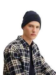 Tom Tailor мужская шапка 1032854*30488, тёмно-синий 4065869166645 цена и информация | Мужские шарфы, шапки, перчатки | pigu.lt