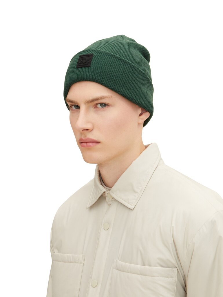 Kepurė vyrams Tom Tailor, žalia цена и информация | Vyriški šalikai, kepurės, pirštinės | pigu.lt