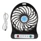 Nešiojamas įkraunamas ventiliatorius, 4,5 W kaina ir informacija | Ventiliatoriai | pigu.lt