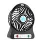 Nešiojamas įkraunamas ventiliatorius, 4,5 W цена и информация | Ventiliatoriai | pigu.lt