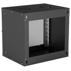 Serverio spinta Intellinet 9U 540x400 19", juoda, pakabinama kaina ir informacija | Serveriai | pigu.lt