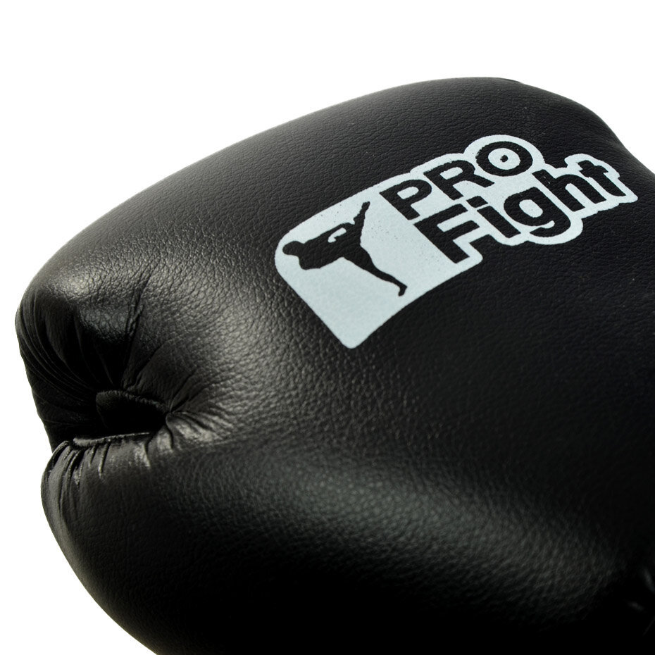 Profight bokso pirštinės Drakono oda, juoda kaina ir informacija | Kovos menai | pigu.lt