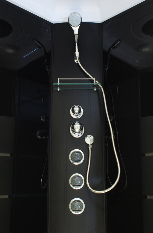 Hidromasažinė dušo kabina Ocean GEMA 90 Black Jet kaina ir informacija | Hidromasažinės dušo kabinos | pigu.lt