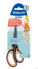 Žirklės Griffix R 15cm, neon black kaina ir informacija | Kanceliarinės prekės | pigu.lt