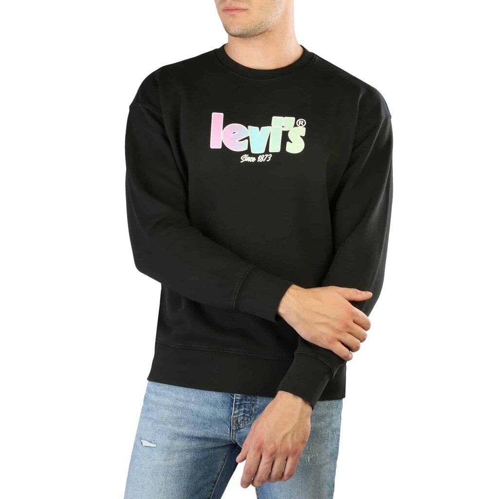 Levi's vyriškas džemperis, juodas kaina ir informacija | Džemperiai vyrams | pigu.lt